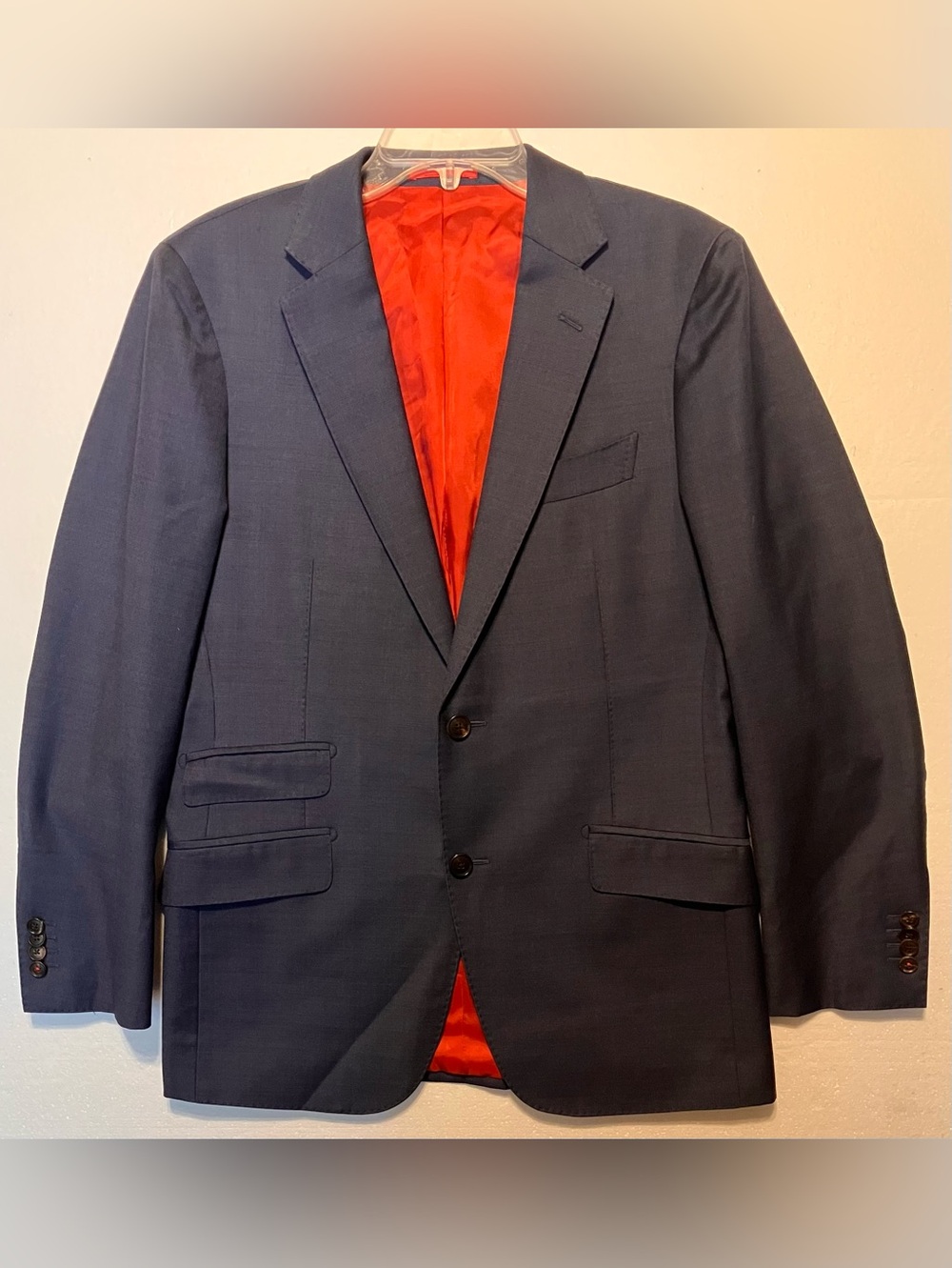 Suitsupply Sienna 38 Navy Sport Coat with Vitale Barberis  Canonico Wool Italy